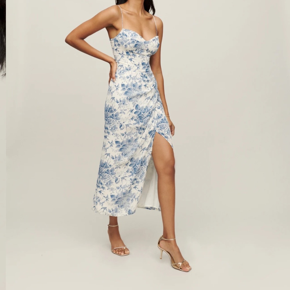 Reformation Kourtney Dress sz 4 Pompadour